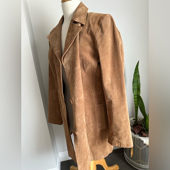 Perfect Vintage Brown Suede Jacket - Picture 2 of 8